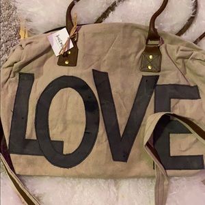 love duffel bag